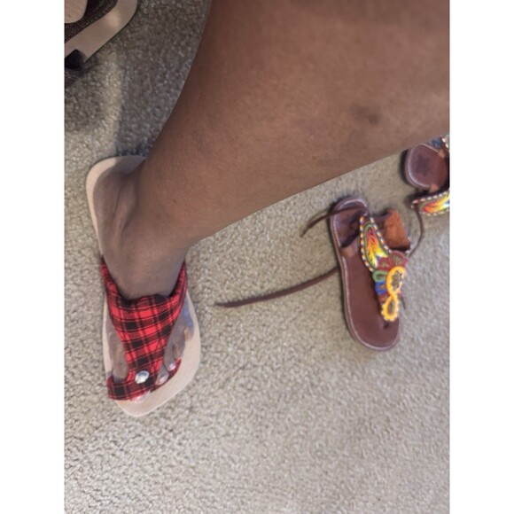 Maasai Handmade unisex Recycled Tire/Tyre Akala Sandals 9 to 10 main image 6